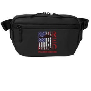 RED Friday Remember Everyone Deployed US Flag Military Army Crossbody Pack