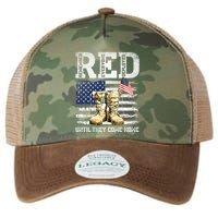 Red Friday Remember Everyone Deployed Every Friday Veterans Legacy Tie Dye Trucker Hat
