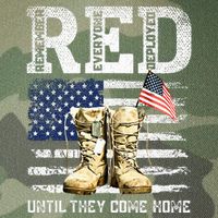 Red Friday Remember Everyone Deployed Every Friday Veterans Legacy Tie Dye Trucker Hat