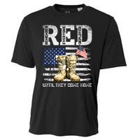 Red Friday Remember Everyone Deployed Every Friday Veterans Cooling Performance Crew T-Shirt