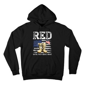 Red Friday Remember Everyone Deployed Every Friday Veterans Hoodie