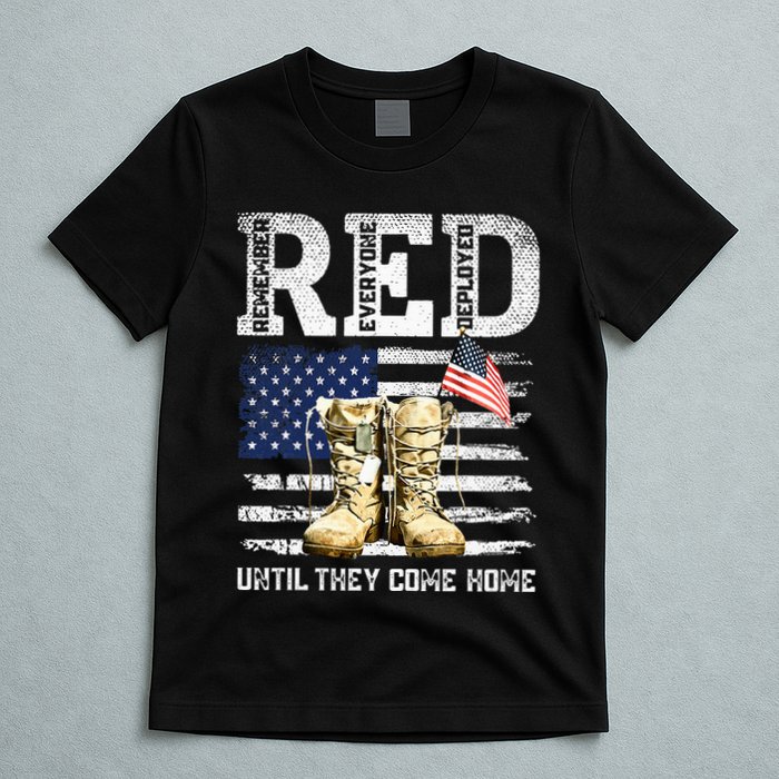 Red Friday Remember Everyone Deployed Every Friday Veterans T-Shirt