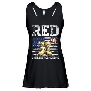 Red Friday Remember Everyone Deployed Every Friday Veterans Ladies Essential Flowy Tank