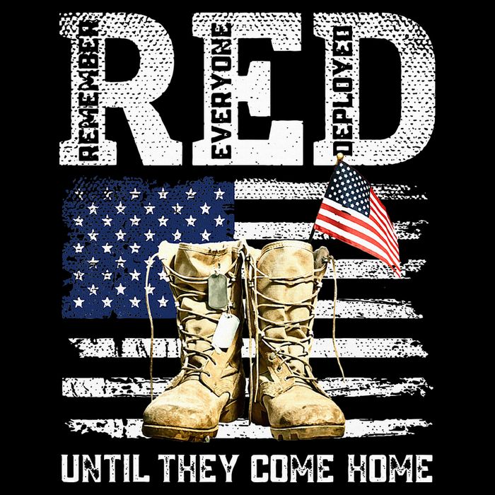 Red Friday Remember Everyone Deployed Every Friday Veterans Mesh Reversible Basketball Jersey Tank