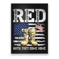 Red Friday Remember Everyone Deployed Every Friday Veterans Poster
