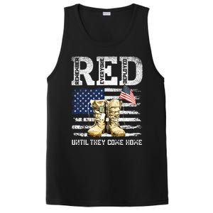 Red Friday Remember Everyone Deployed Every Friday Veterans PosiCharge Competitor Tank