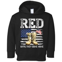 Red Friday Remember Everyone Deployed Every Friday Veterans Toddler Hoodie