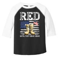Red Friday Remember Everyone Deployed Every Friday Veterans Toddler Fine Jersey T-Shirt