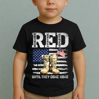Red Friday Remember Everyone Deployed Every Friday Veterans Toddler T-Shirt