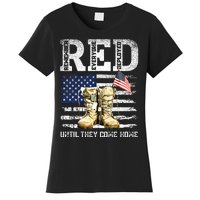 Red Friday Remember Everyone Deployed Every Friday Veterans Women's T-Shirt