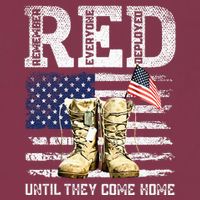 Red Friday Remember Everyone Deployed Every Friday Veterans 16oz Travel Tumbler