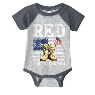 Red Friday Remember Everyone Deployed Every Friday Veterans Infant Baby Jersey Bodysuit