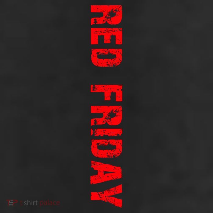 RED Friday 11oz C Handle Ceramic Mug