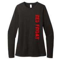 RED Friday Womens CVC Long Sleeve Shirt