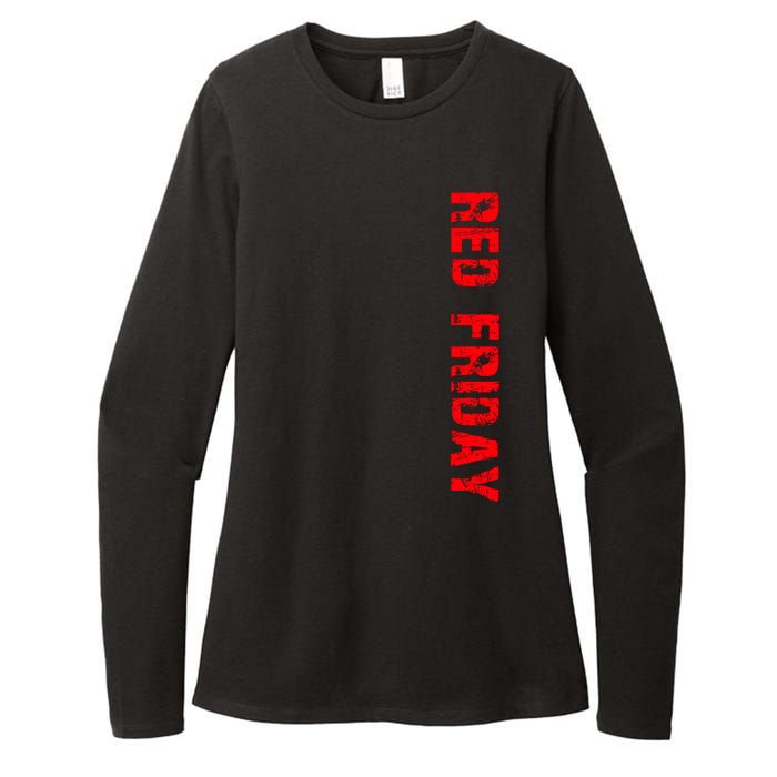 RED Friday Womens CVC Long Sleeve Shirt