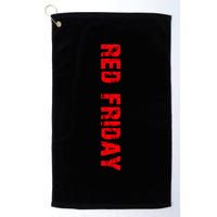 RED Friday Golf Towel