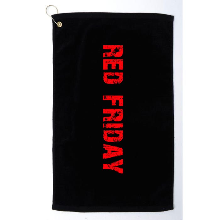 RED Friday Golf Towel