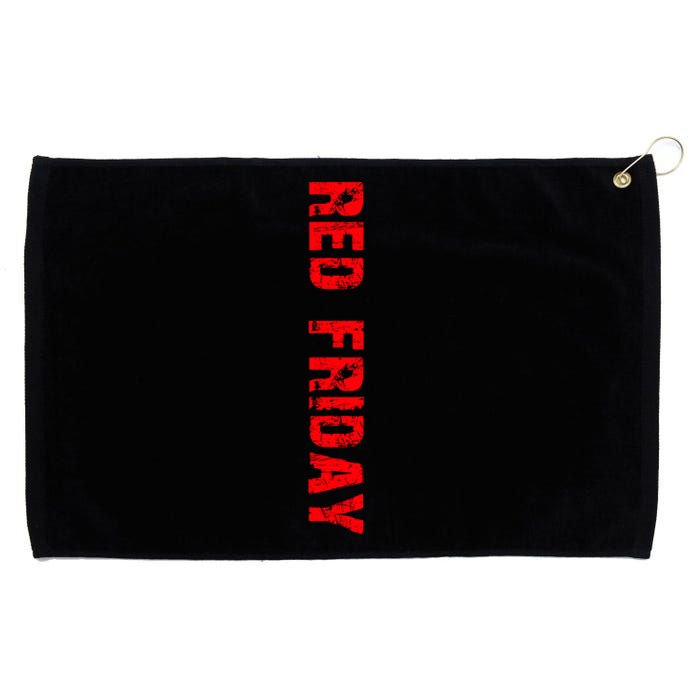 RED Friday Grommeted Golf Towel