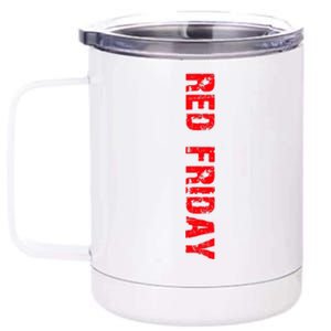 RED Friday 12 oz Stainless Steel Tumbler Cup