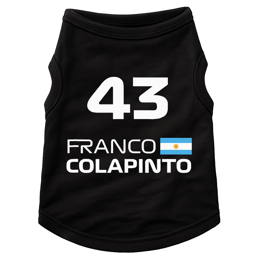 Races Formula Racing Franco Colapinto Doggie Tank