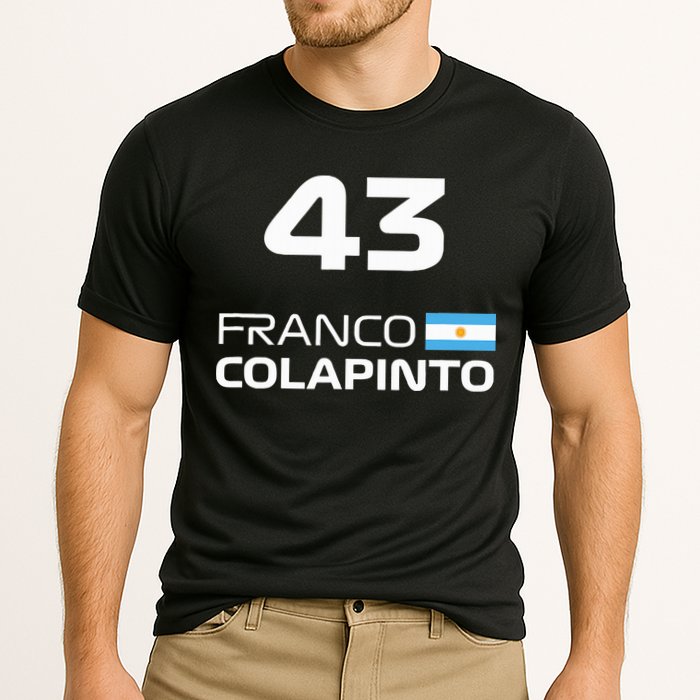 Races Formula Racing Franco Colapinto Cooling Performance Crew T-Shirt