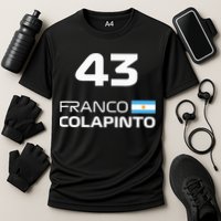 Races Formula Racing Franco Colapinto Cooling Performance Crew T-Shirt