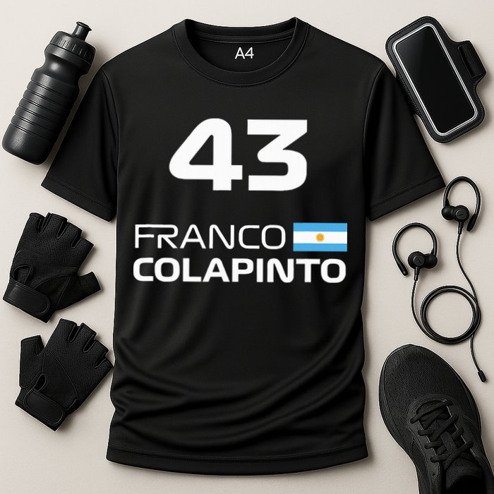 Races Formula Racing Franco Colapinto Cooling Performance Crew T-Shirt