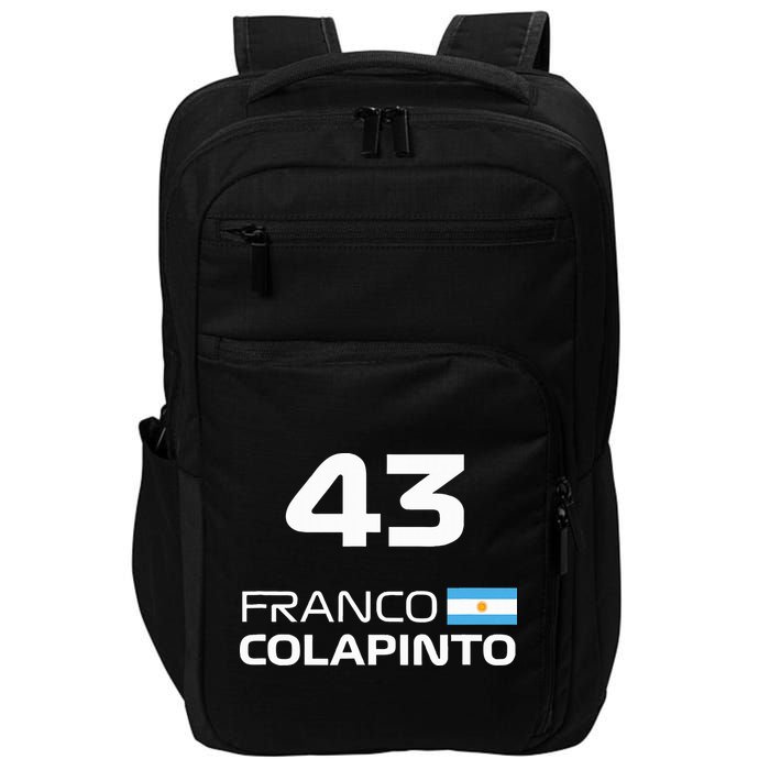 Races Formula Racing Franco Colapinto Impact Tech Backpack