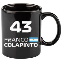 Races Formula Racing Franco Colapinto 11oz C Handle Ceramic Mug
