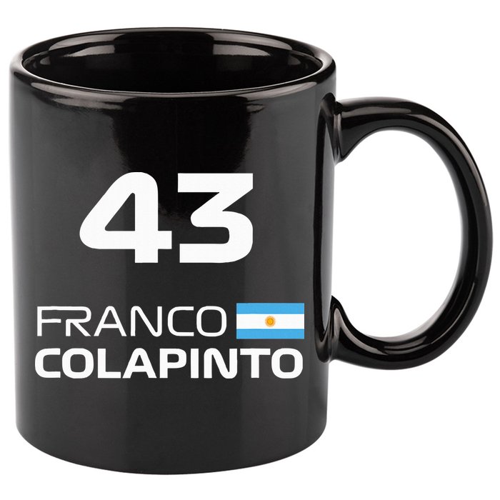 Races Formula Racing Franco Colapinto 11oz C Handle Ceramic Mug