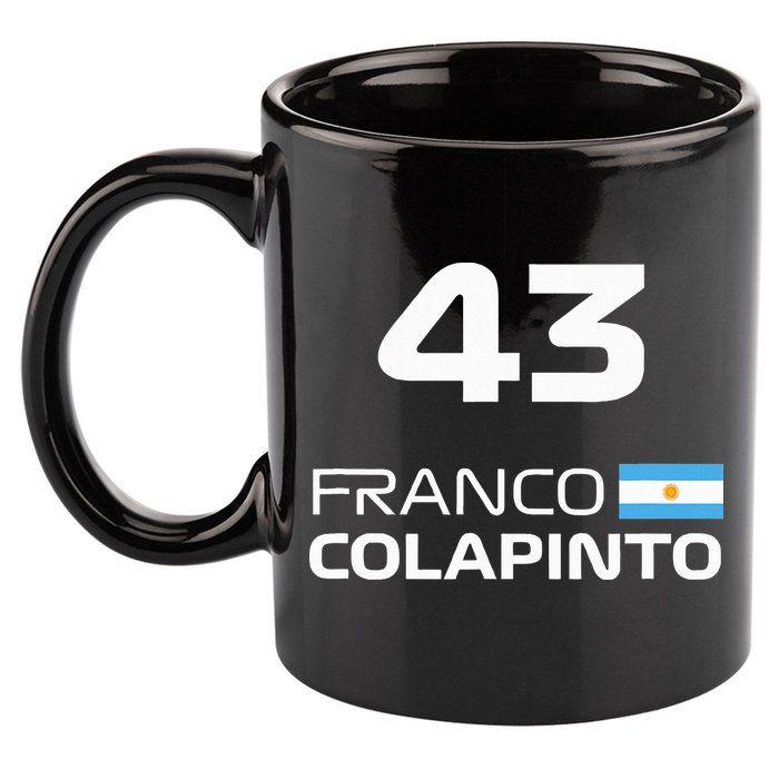 Races Formula Racing Franco Colapinto 11oz C Handle Ceramic Mug
