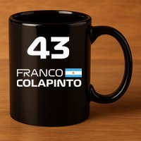Races Formula Racing Franco Colapinto 11oz C Handle Ceramic Mug