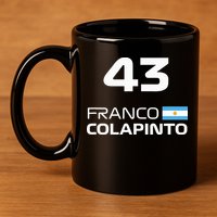 Races Formula Racing Franco Colapinto 11oz C Handle Ceramic Mug
