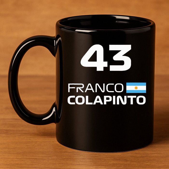 Races Formula Racing Franco Colapinto 11oz C Handle Ceramic Mug
