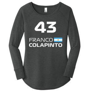 Races Formula Racing Franco Colapinto Women's Perfect Tri Tunic Long Sleeve Shirt