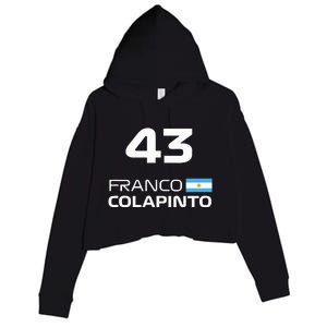 Races Formula Racing Franco Colapinto Crop Fleece Hoodie