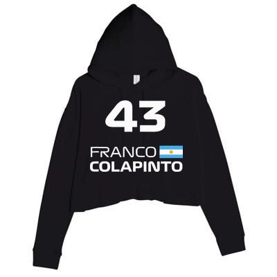 Races Formula Racing Franco Colapinto Crop Fleece Hoodie
