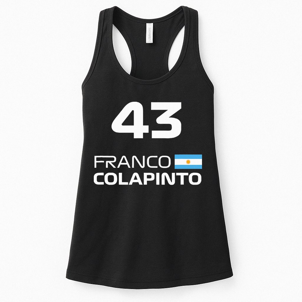 Races Formula Racing Franco Colapinto Womens Tank Top
