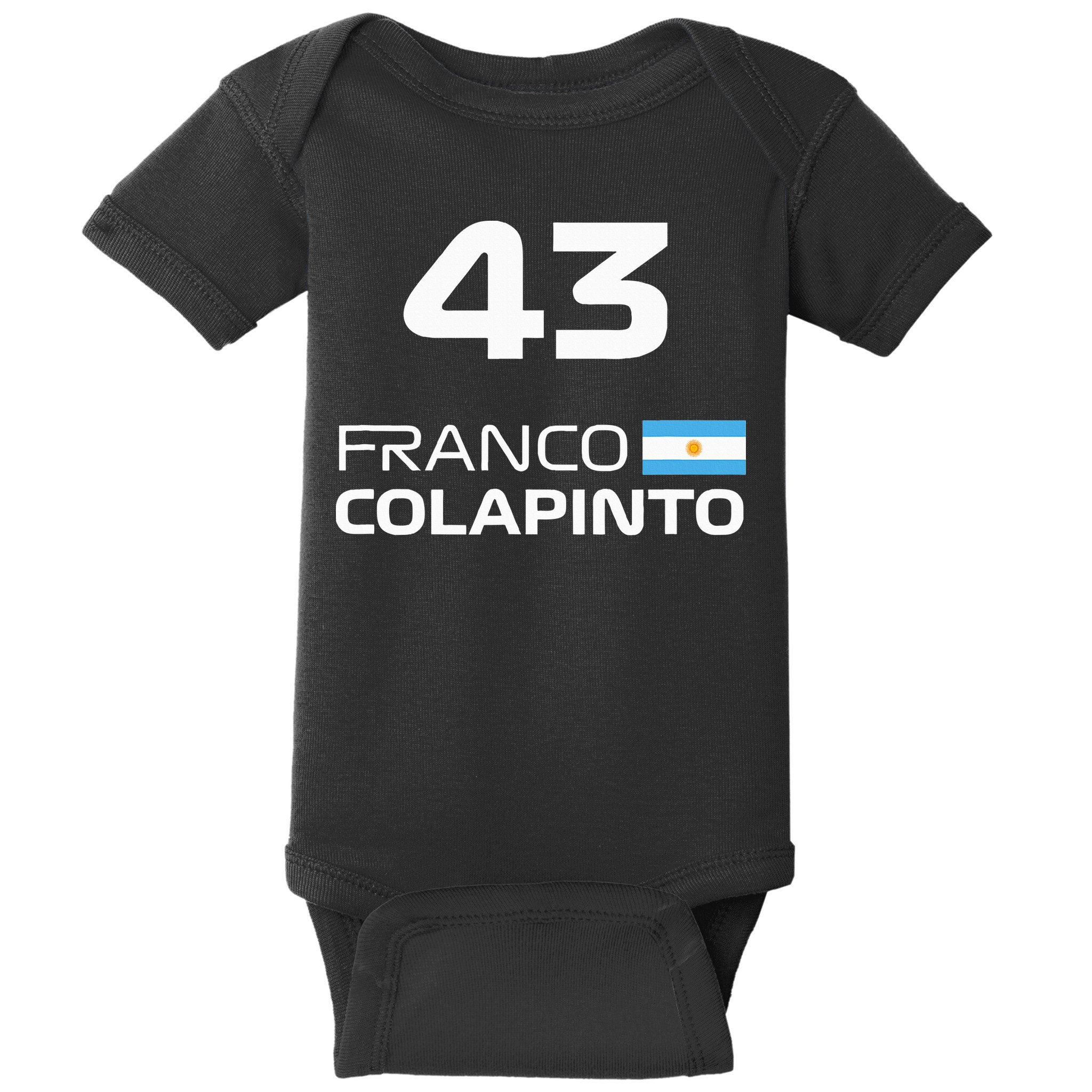 Races Formula Racing Franco Colapinto Baby Bodysuit