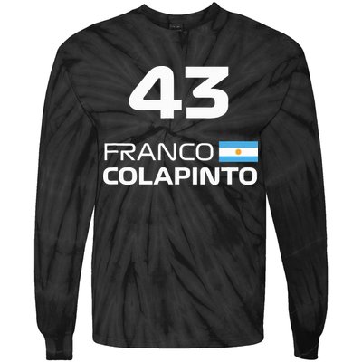 Races Formula Racing Franco Colapinto Tie-Dye Long Sleeve Shirt