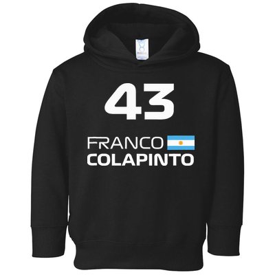 Races Formula Racing Franco Colapinto Toddler Hoodie