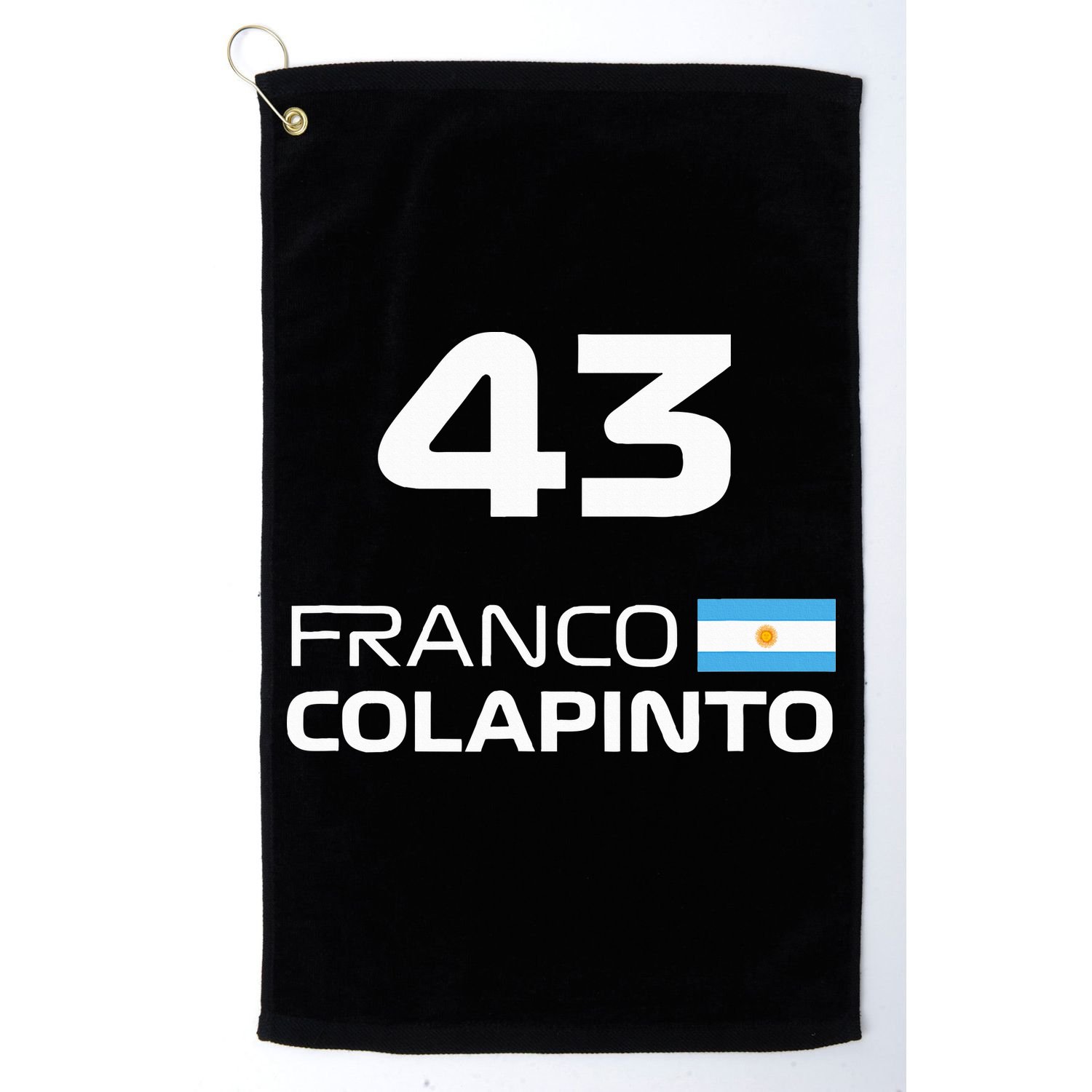 Races Formula Racing Franco Colapinto Golf Towel