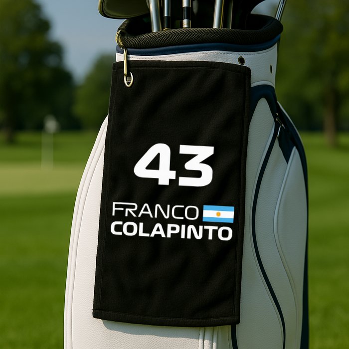 Races Formula Racing Franco Colapinto Golf Towel