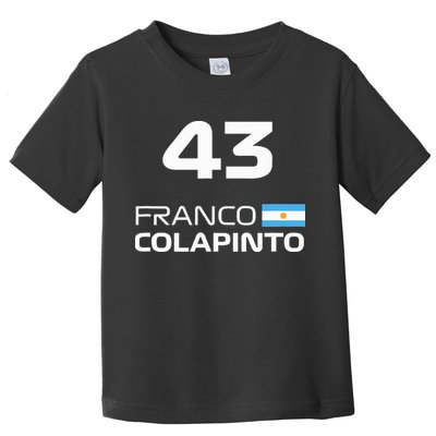 Races Formula Racing Franco Colapinto Toddler T-Shirt