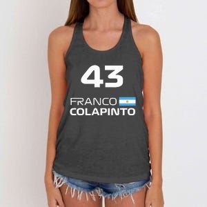 Races Formula Racing Franco Colapinto Women's Knotted Racerback Tank