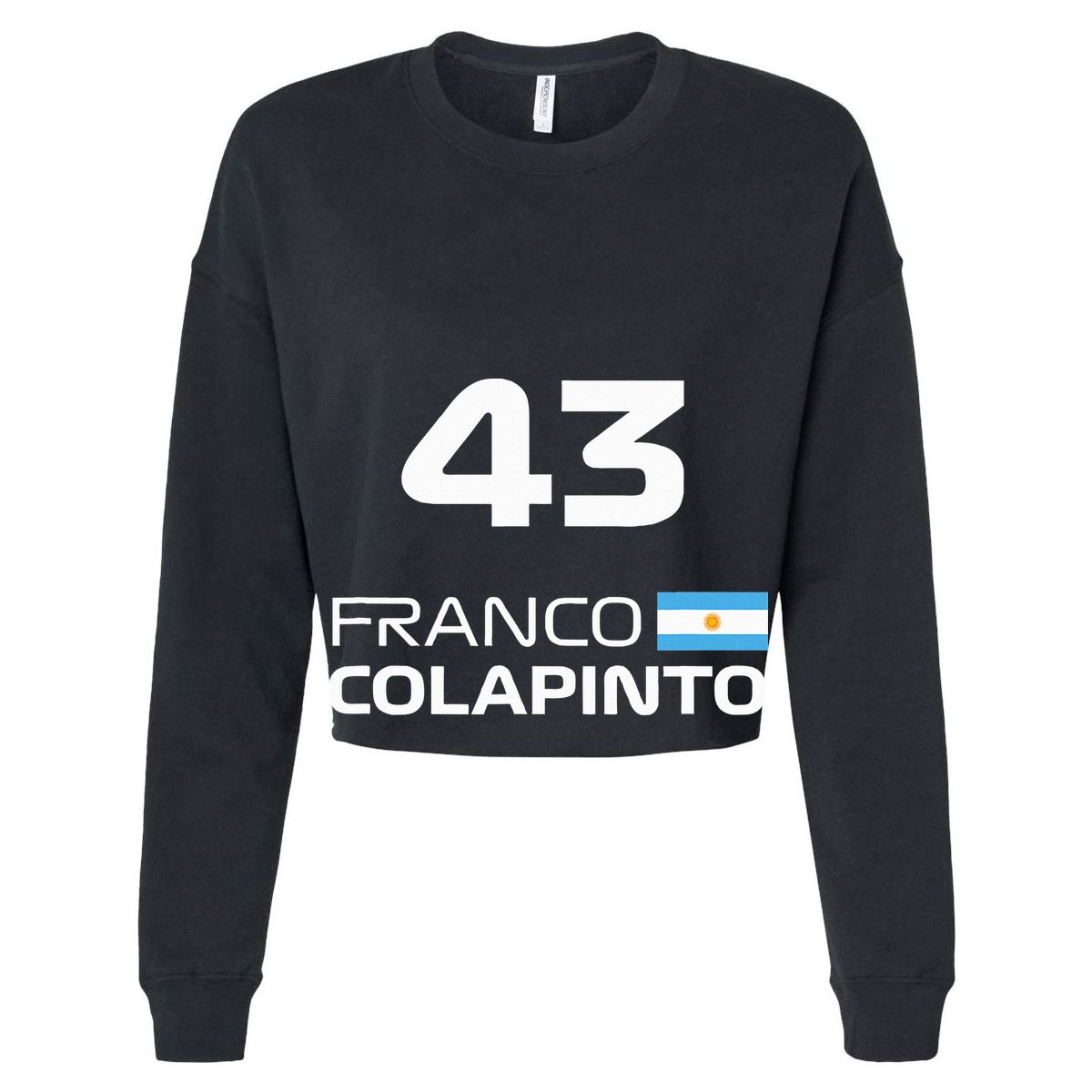 Races Formula Racing Franco Colapinto Women's Crop Top Tee