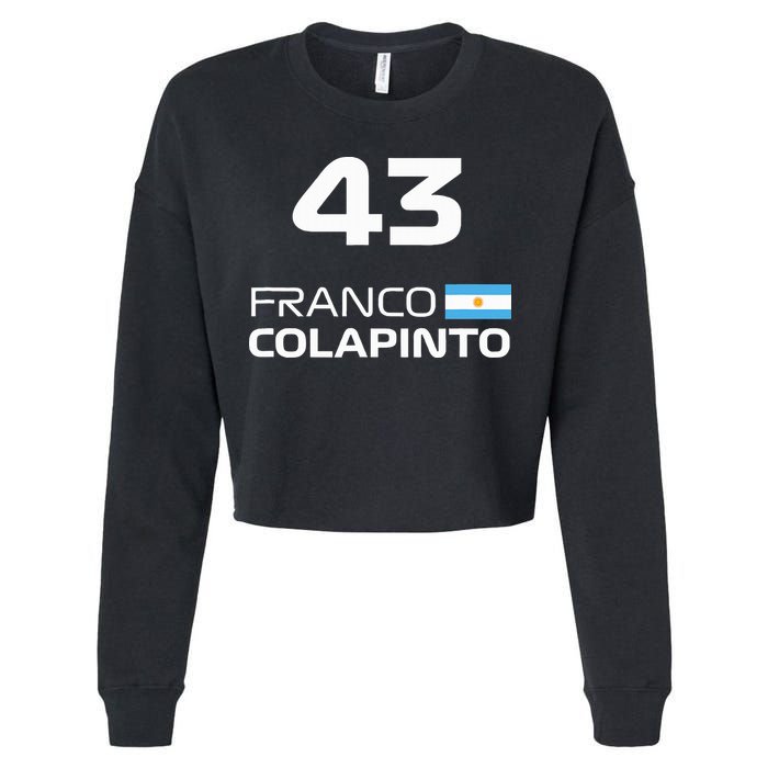 Races Formula Racing Franco Colapinto Cropped Pullover Crew