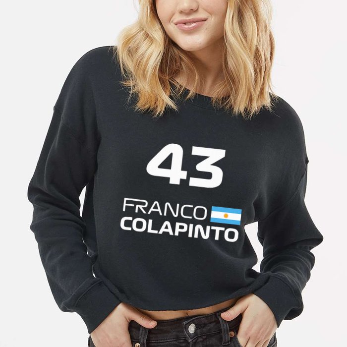 Races Formula Racing Franco Colapinto Cropped Pullover Crew