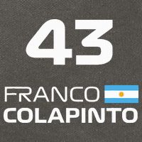Races Formula Racing Franco Colapinto Cotton Canvas Backpack