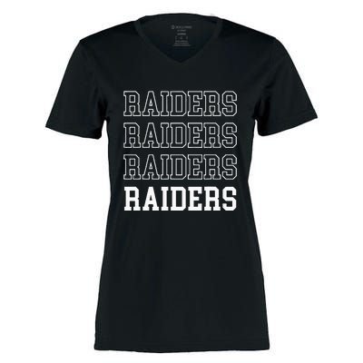 Raiders Fan Women's Momentum V-Neck T-Shirt